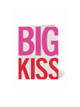 Big kiss, from me to you ecard