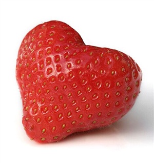 Strawberry Heart ecard