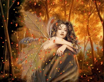 Autumn Angel ecard