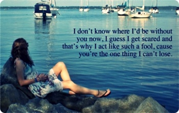 You're the one thing I can't lose! ecard