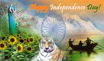 INDIA: Happy Independence Day ecard
