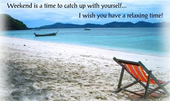 Relaxing Weekend ecard