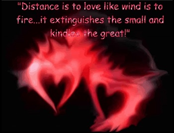 Distance & Love ecard