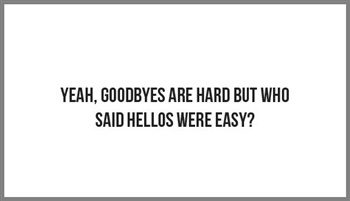 Goodbye & Hello ecard