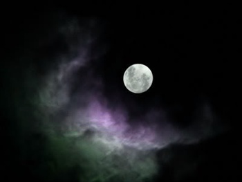 full moon rising ecard