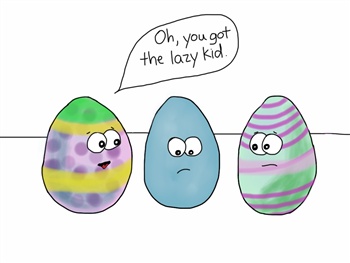Funny easter ecard