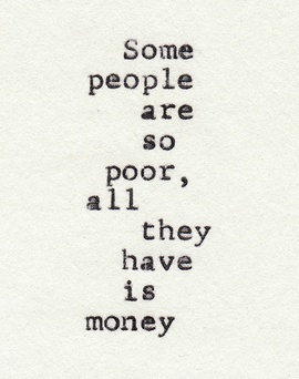 Some folks are so poor ecard