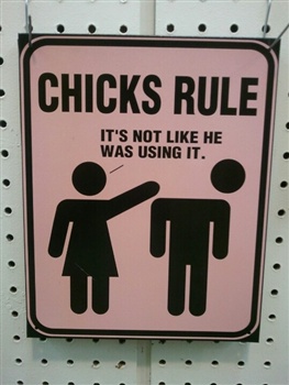 Chicks Rule ecard