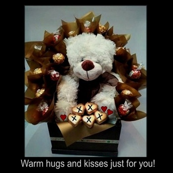 Warm hugs and kisses... ecard
