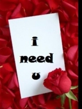 All i need is U ecard