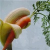 Banana Carrot Amor eCard