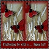 Fluttering by with a Happy Hi eCard
