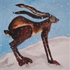 Hare in Snow eCard